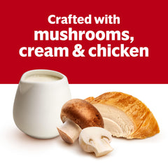 Campbell's sopa servida en plato, reconforta y facilita comidas