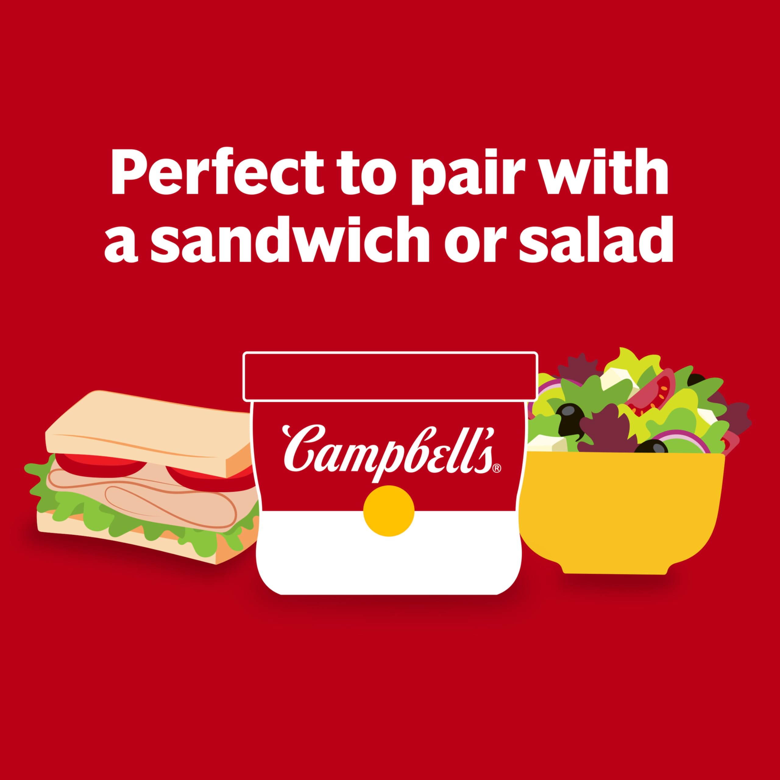 Campbell's etiqueta nutricional y lista de ingredientes para decisiones informadas