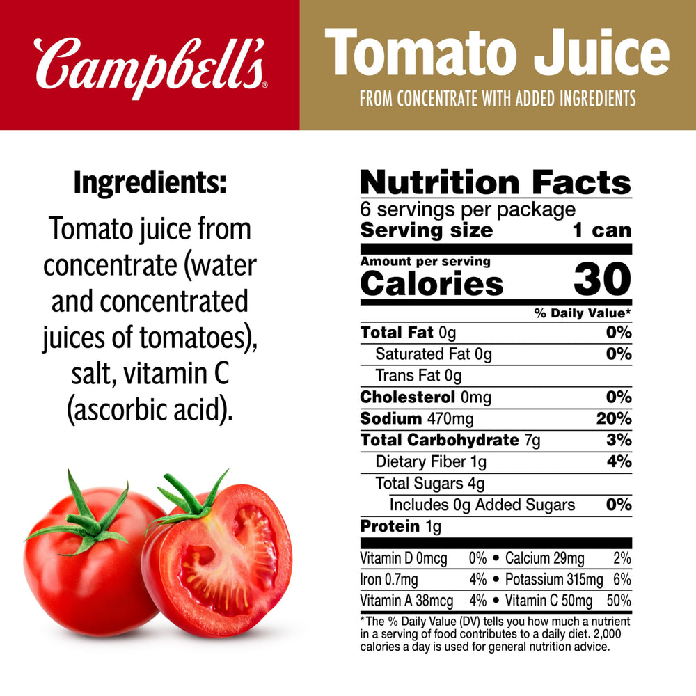 Campbell's lata cerrada enfocando etiqueta y legibilidad del producto