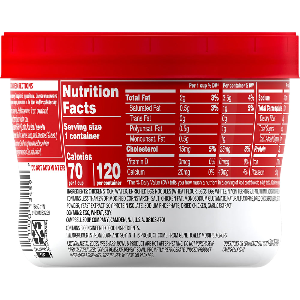 Campbell's pack de 8 tazones apilados para almacenar y llevar varias porciones