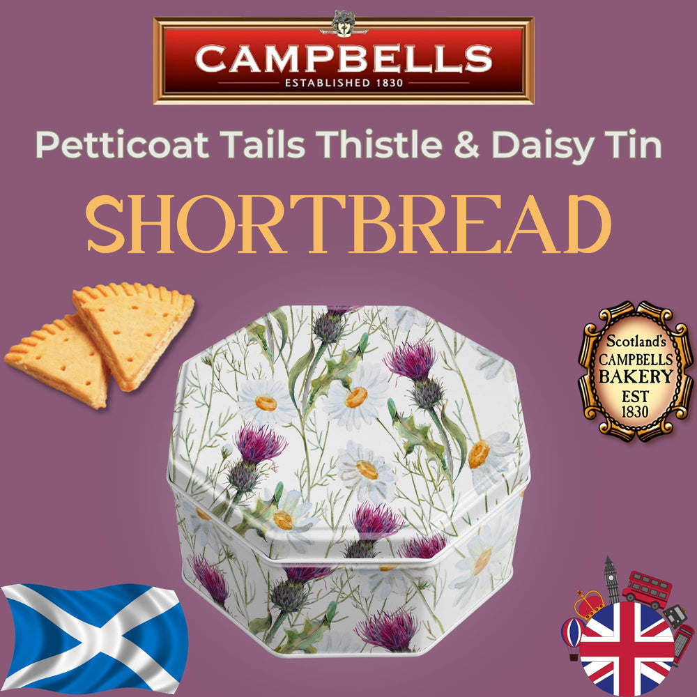 Campbells Shortbread galletas dispuestas en plato, invitando a degustación tradicional