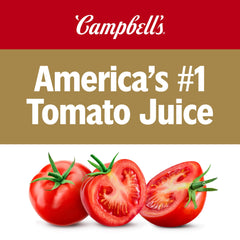 Campbell's lata junto a mano para comparar tamaño y porción individual