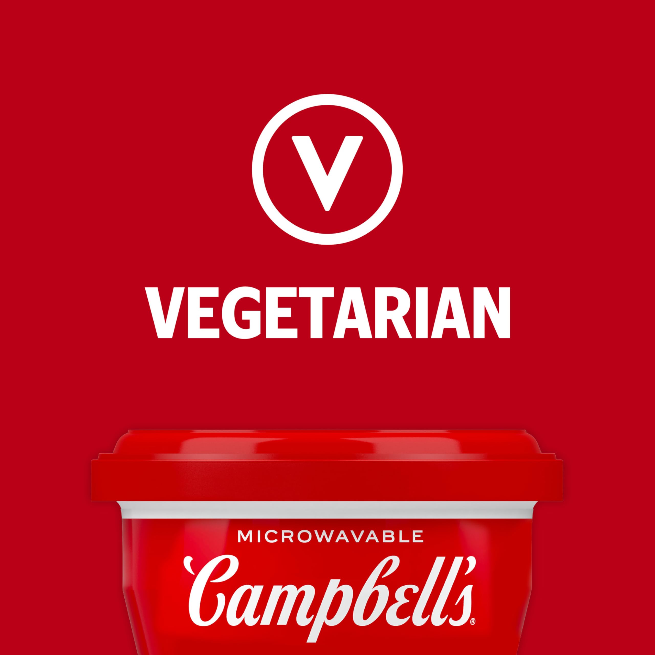 Campbell's textura cremosa en cuchara ilustrando sabor y untuosidad