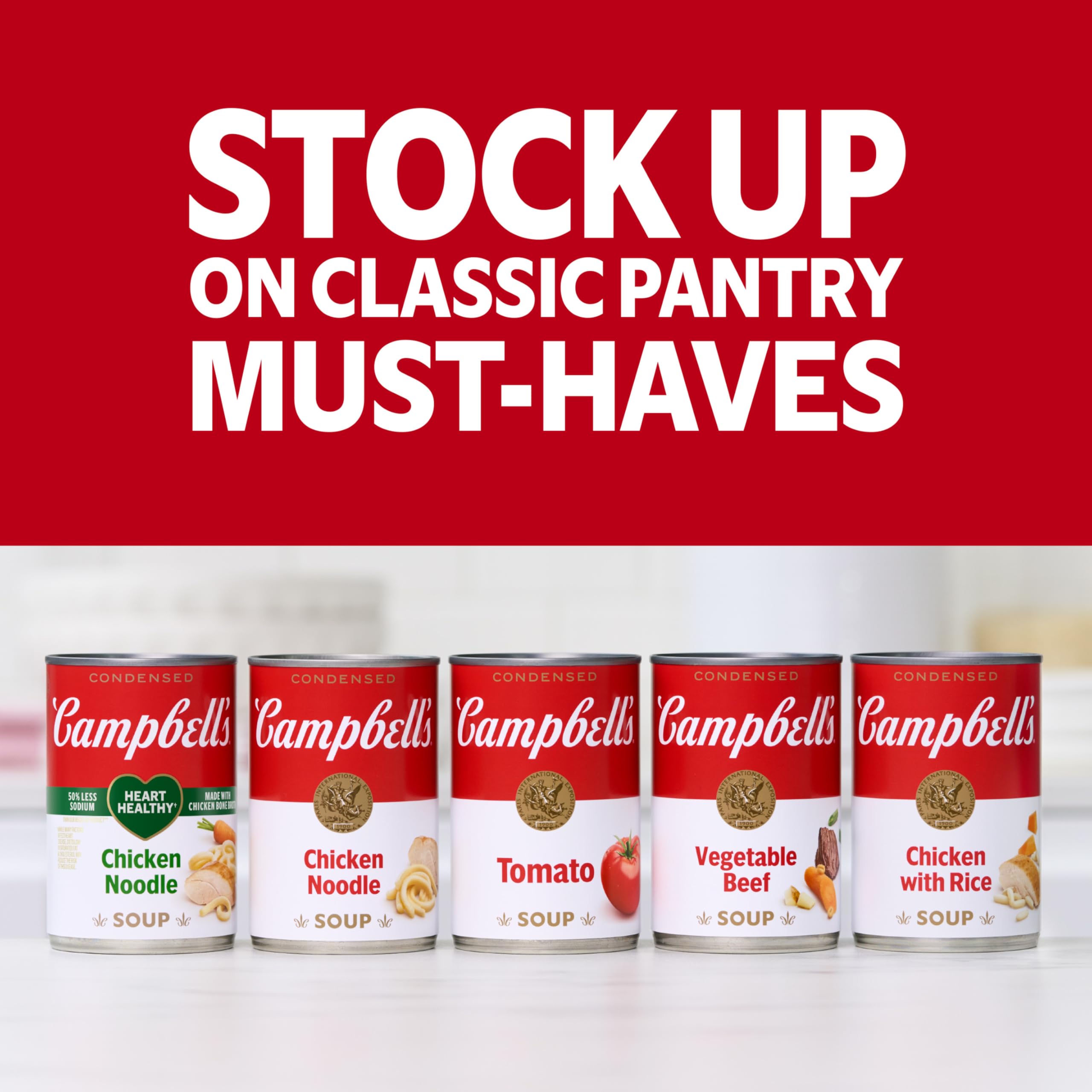 Campbell's sopa usada en cazuela con arroz, añade sabor instantáneo