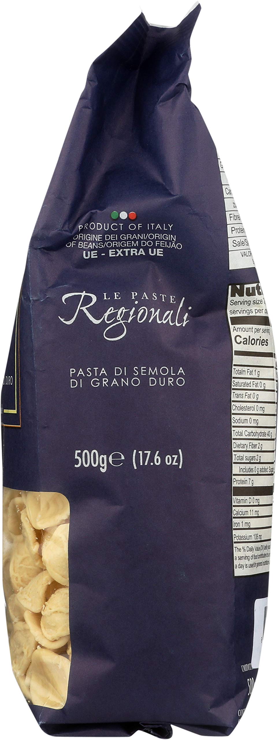 Camp'Oro orecchiette ingredientes de trigo seleccionados y naturales