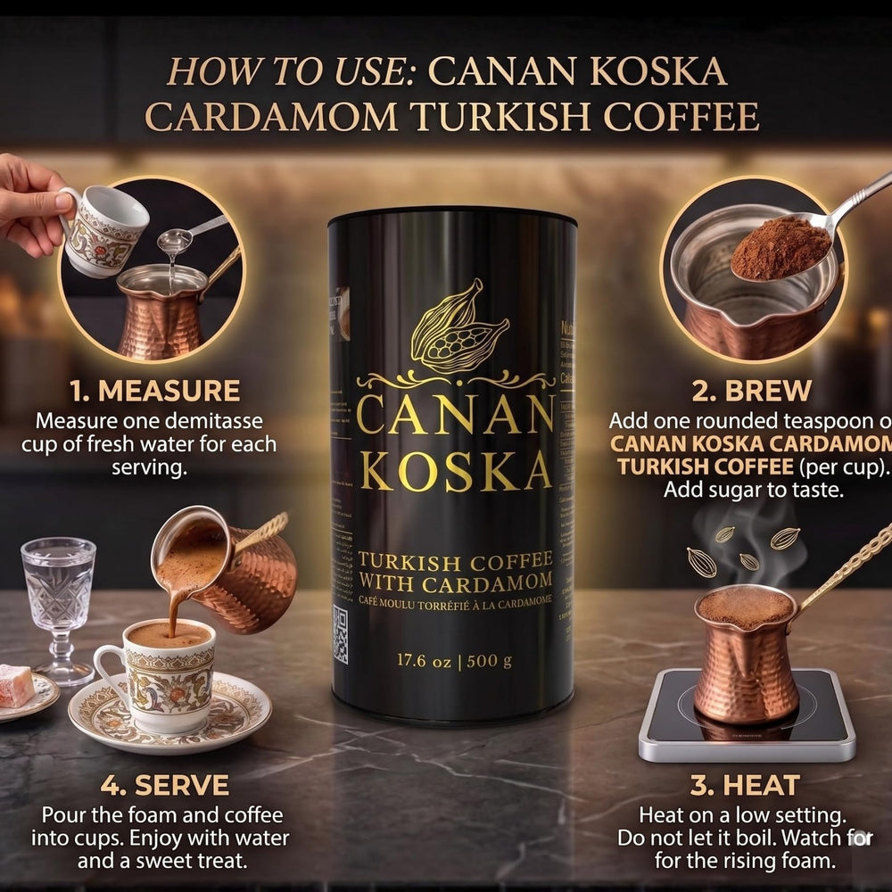 Canan Koska espuma kaimaki en taza que realza la experiencia