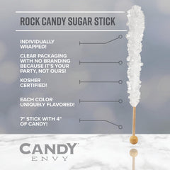 Candy Envy palito en vaso, uso como mezclador que realza bebidas