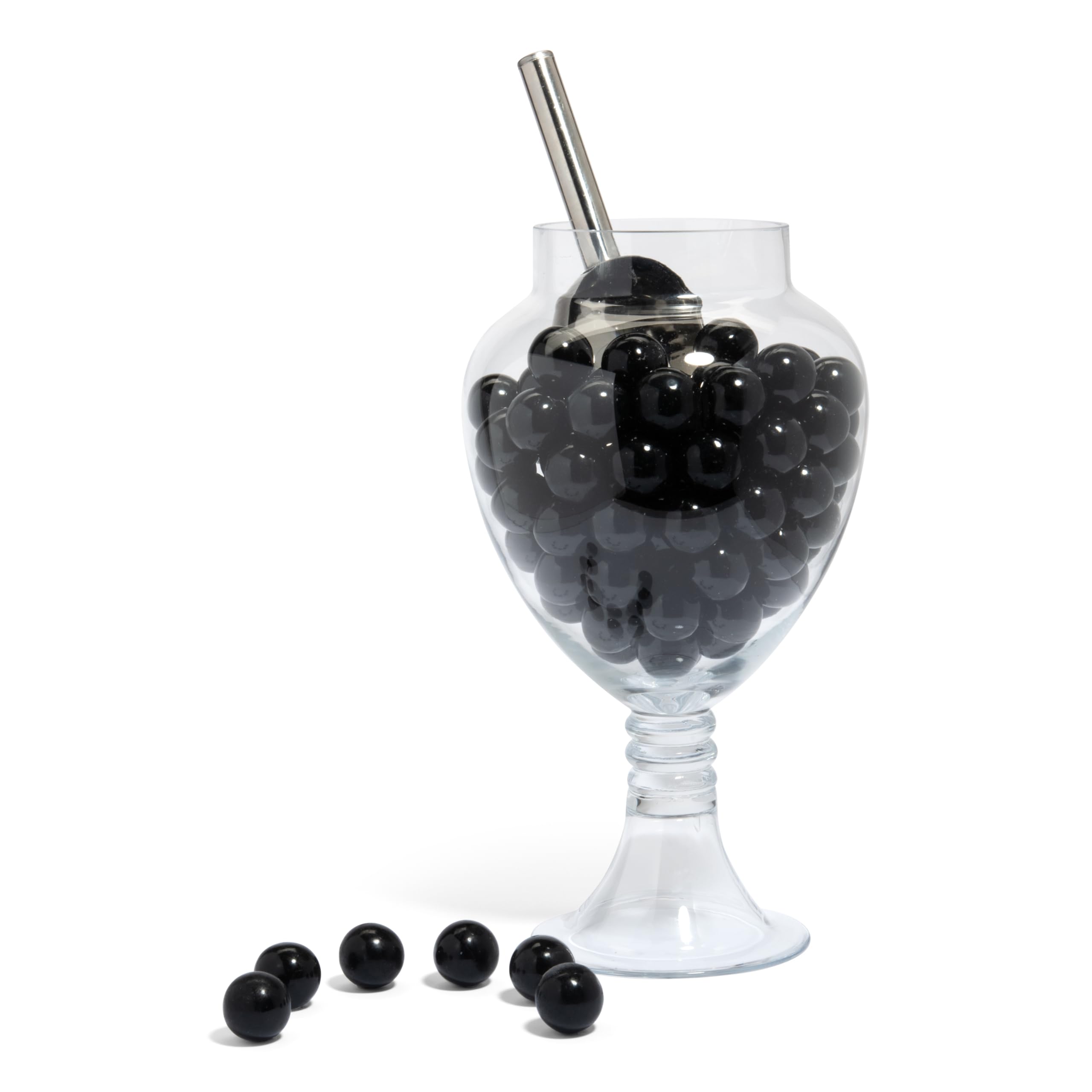 Candy Envy gumballs en vaso decorativo ideal para centros de mesa