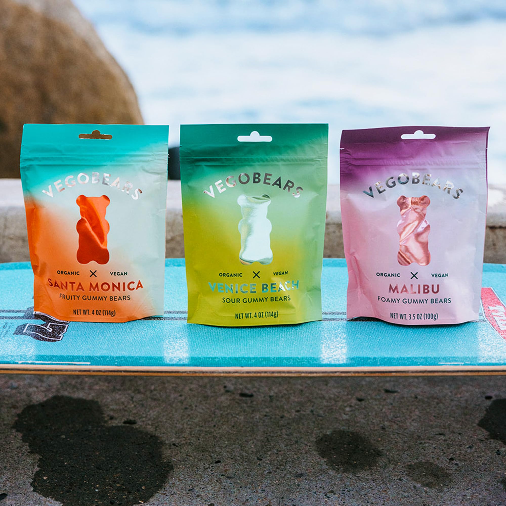 Candy People VegoBears etiqueta de ingredientes orgánicos y Non-GMO