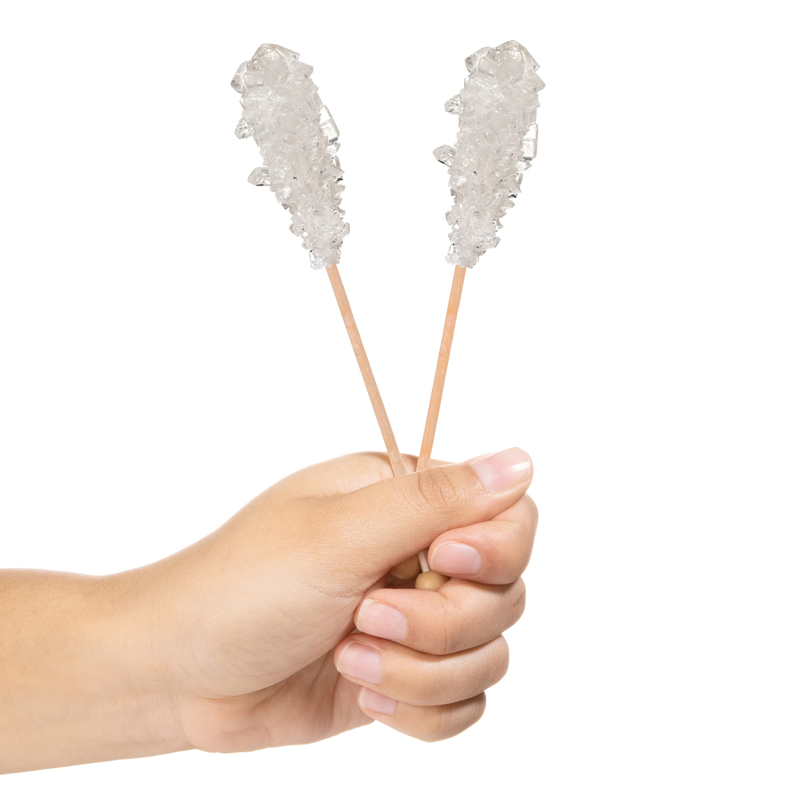 Candy Envy palito en mano para comparar tamaño, porción controlada
