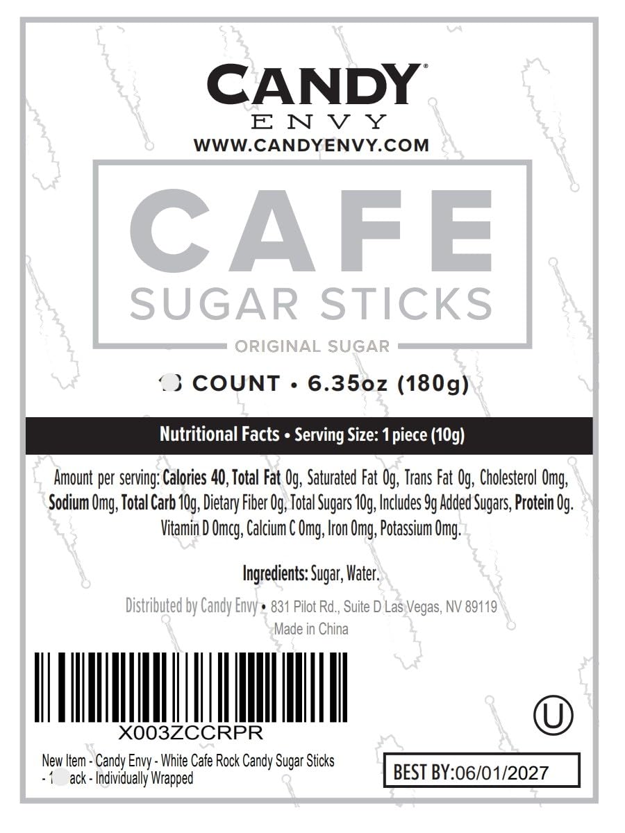Candy Envy rótulo con certificación OU Kosher visible en etiqueta
