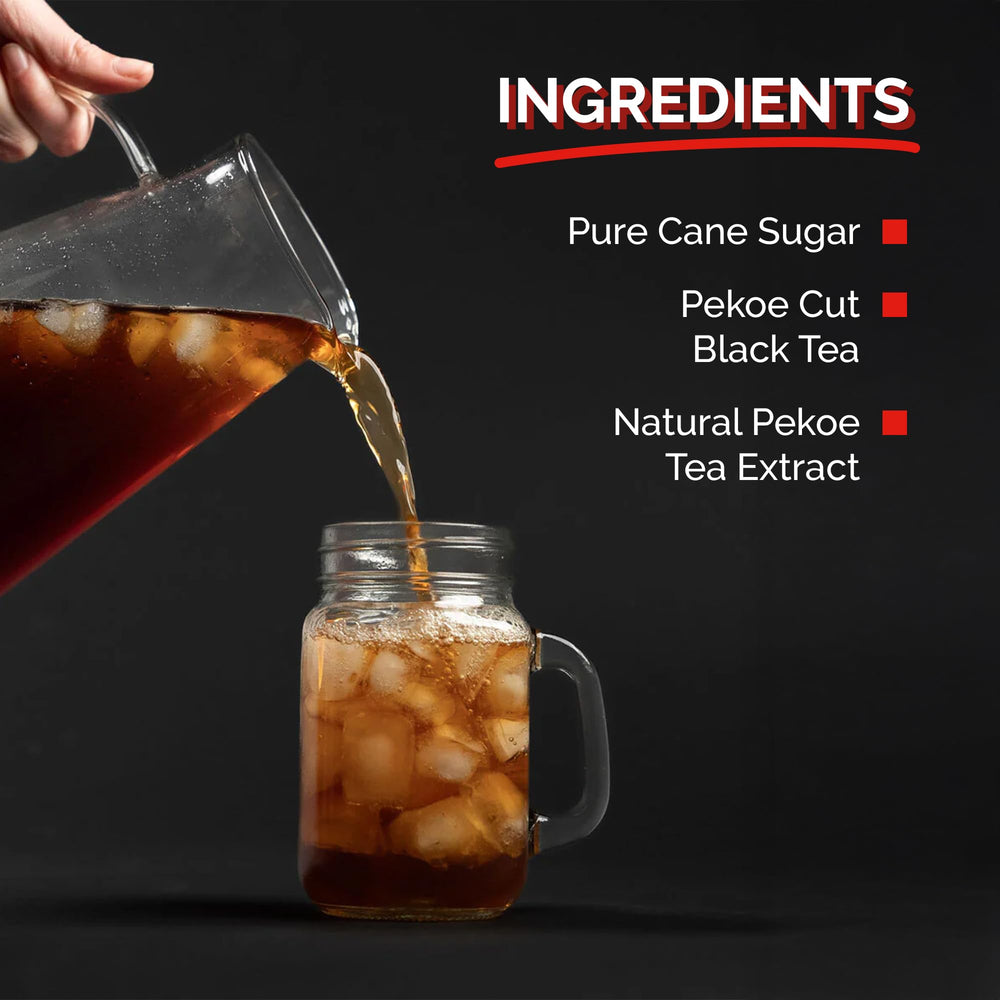 Cane Brew detalle del té negro Pekoe que garantiza sabor real