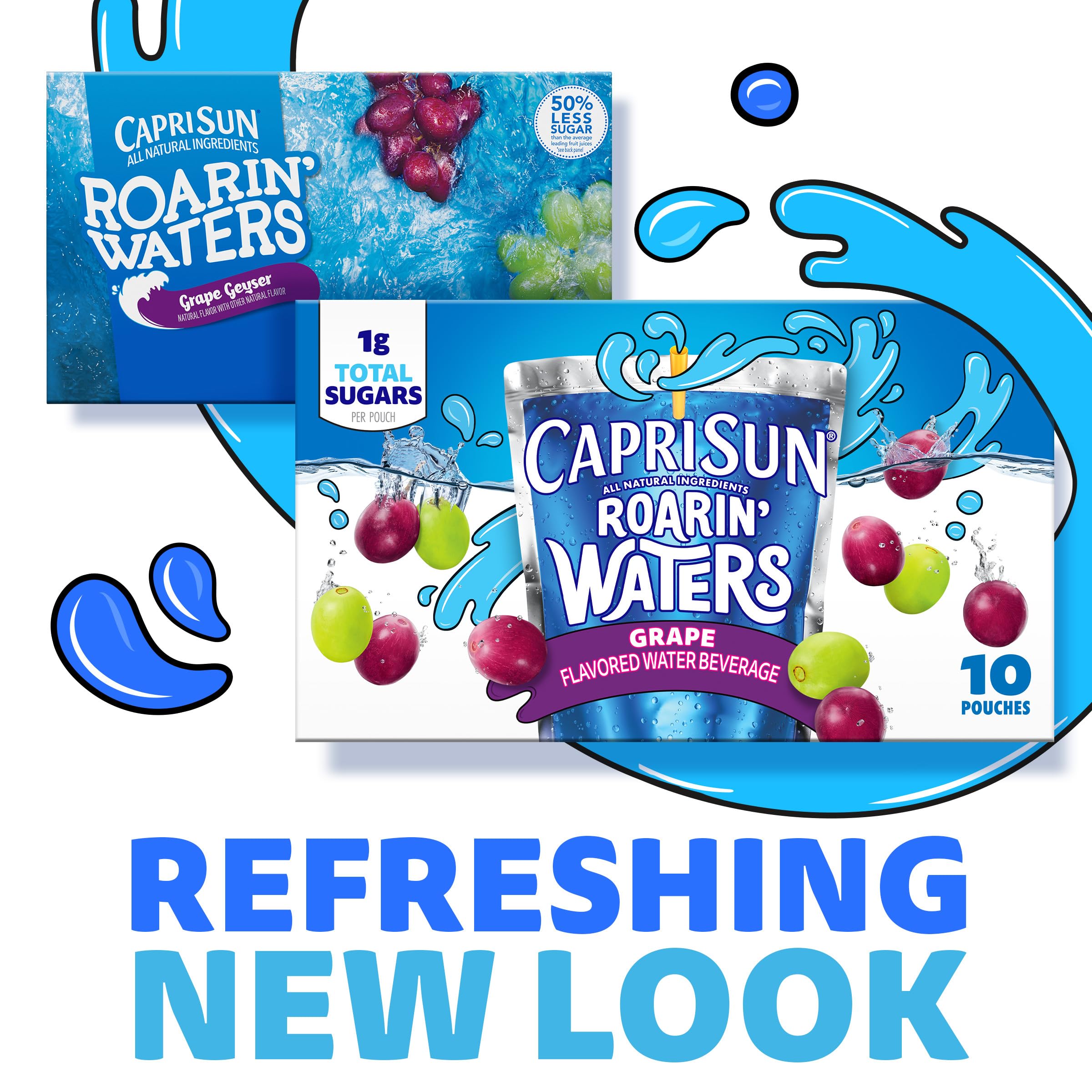 Capri Sun detalle del pouch con pico y textura para beber sin derrames