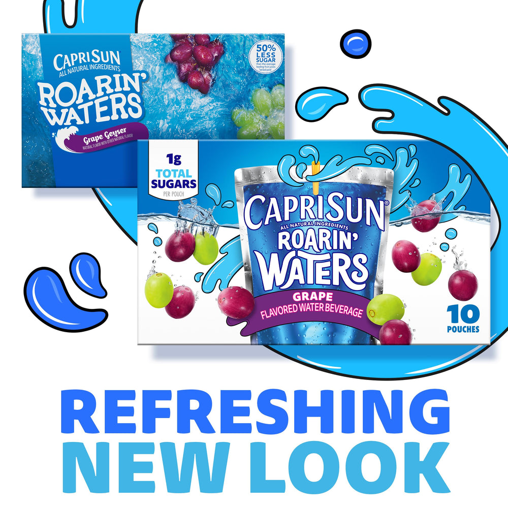 Capri Sun detalle del pouch con pico y textura para beber sin derrames
