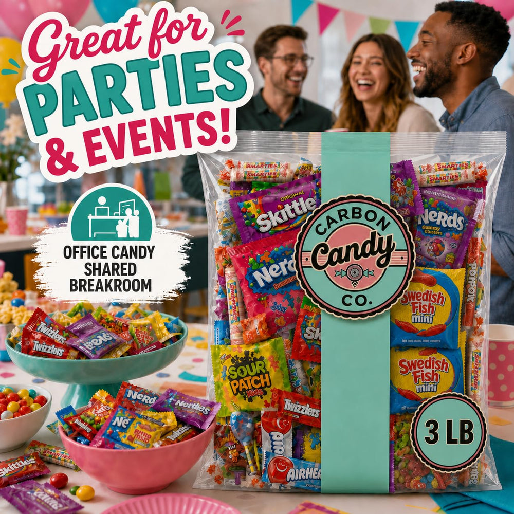 CARBON CANDY CO. comparación de tamaño con regla para ver escala real