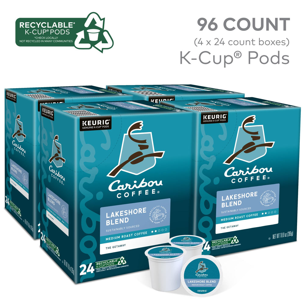 Cápsulas Caribou Coffee en mano para comparar escala y facilidad de uso