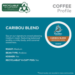 Caribou Coffee taza Caribou Blend media, sabor equilibrado y reconfortante