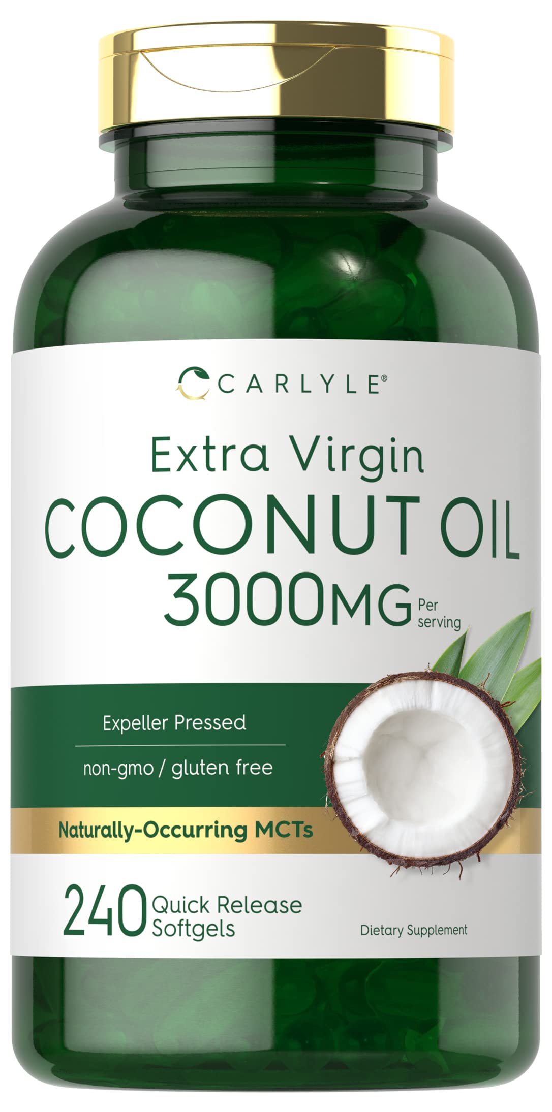Carlyle frasco frontal mostrando 240 cápsulas y concentración 3000 mg