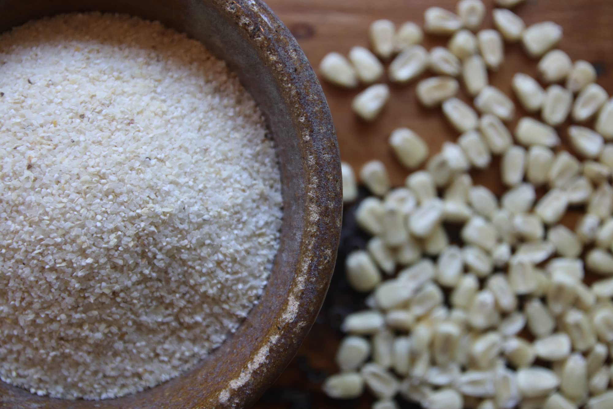 CAROLINA GRITS bolsa junto a taza para ver tamaño y rendimiento