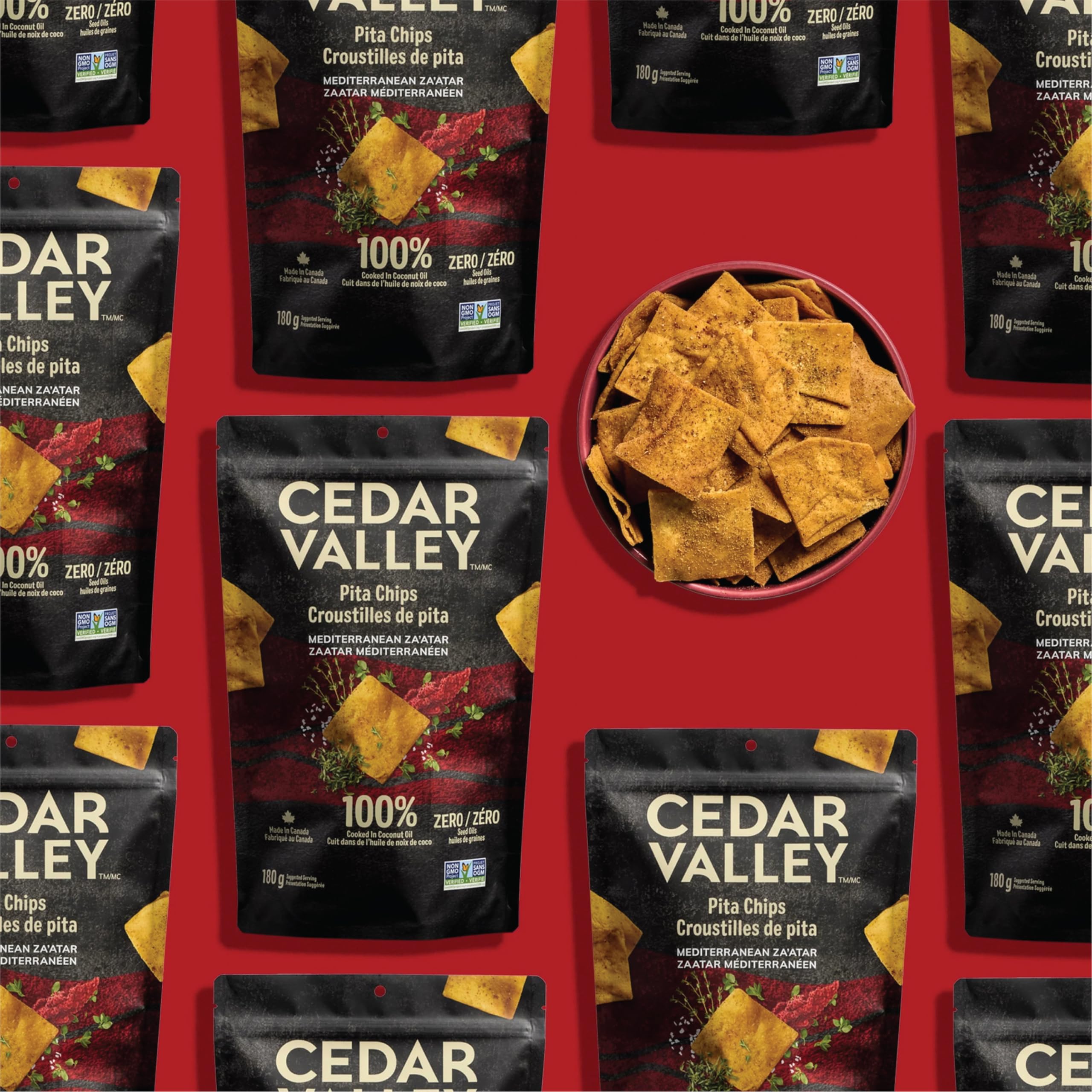 Cedar Valley corte que muestra doble capa y crujido ligero