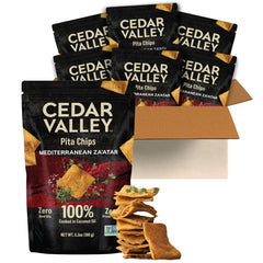 Cedar Valley paquete frontal mostrando etiqueta y beneficio sin preservantes