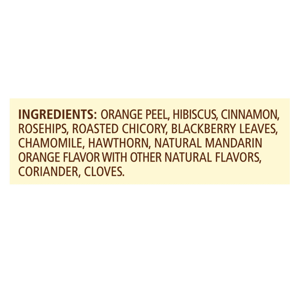 Celestial Seasonings caja junto a mano para referencia de tamaño práctico