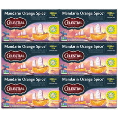 Celestial Seasonings frente del empaque mostrando paquete múltiple y beneficios