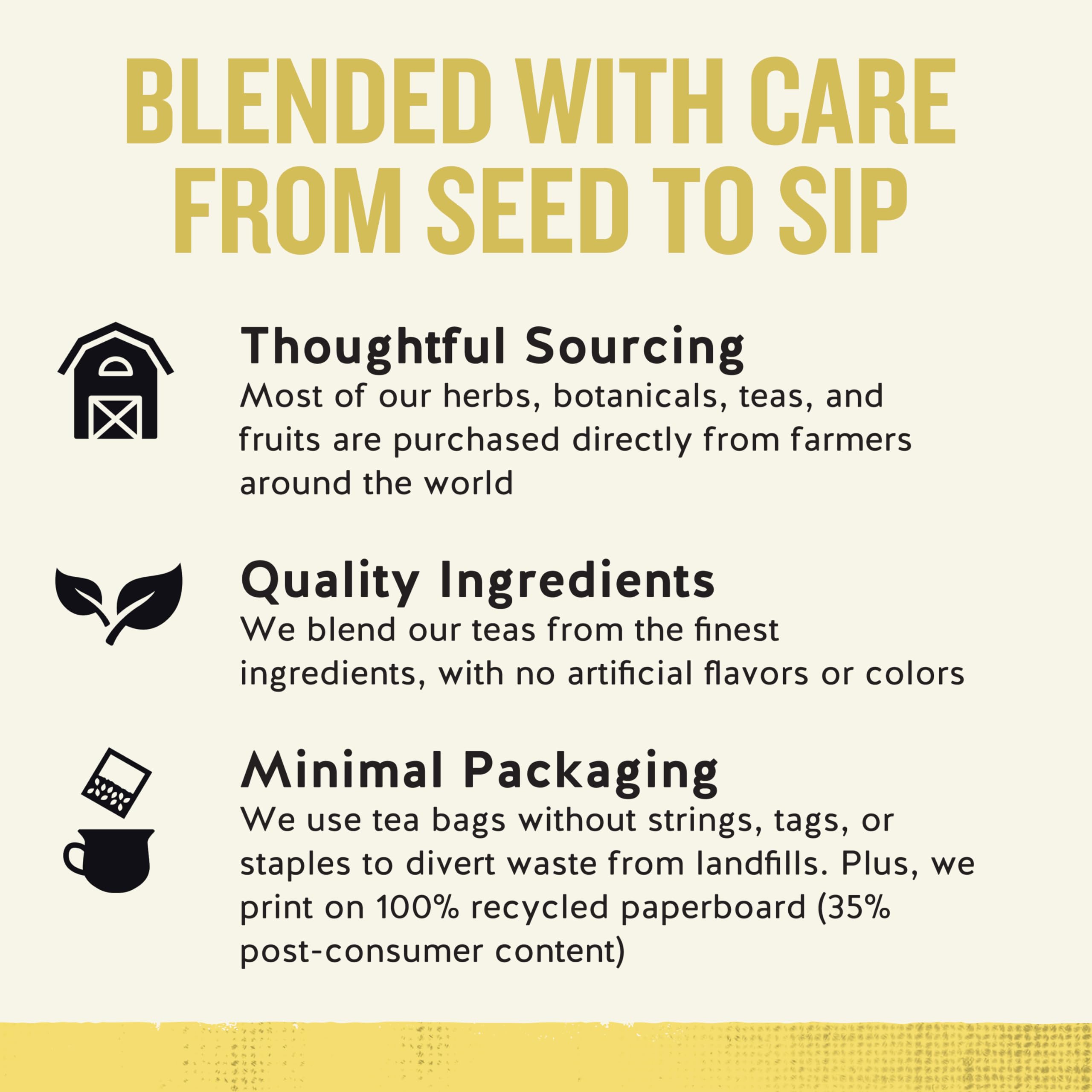 Celestial Seasonings taza con infusión lista para beber y disfrutar