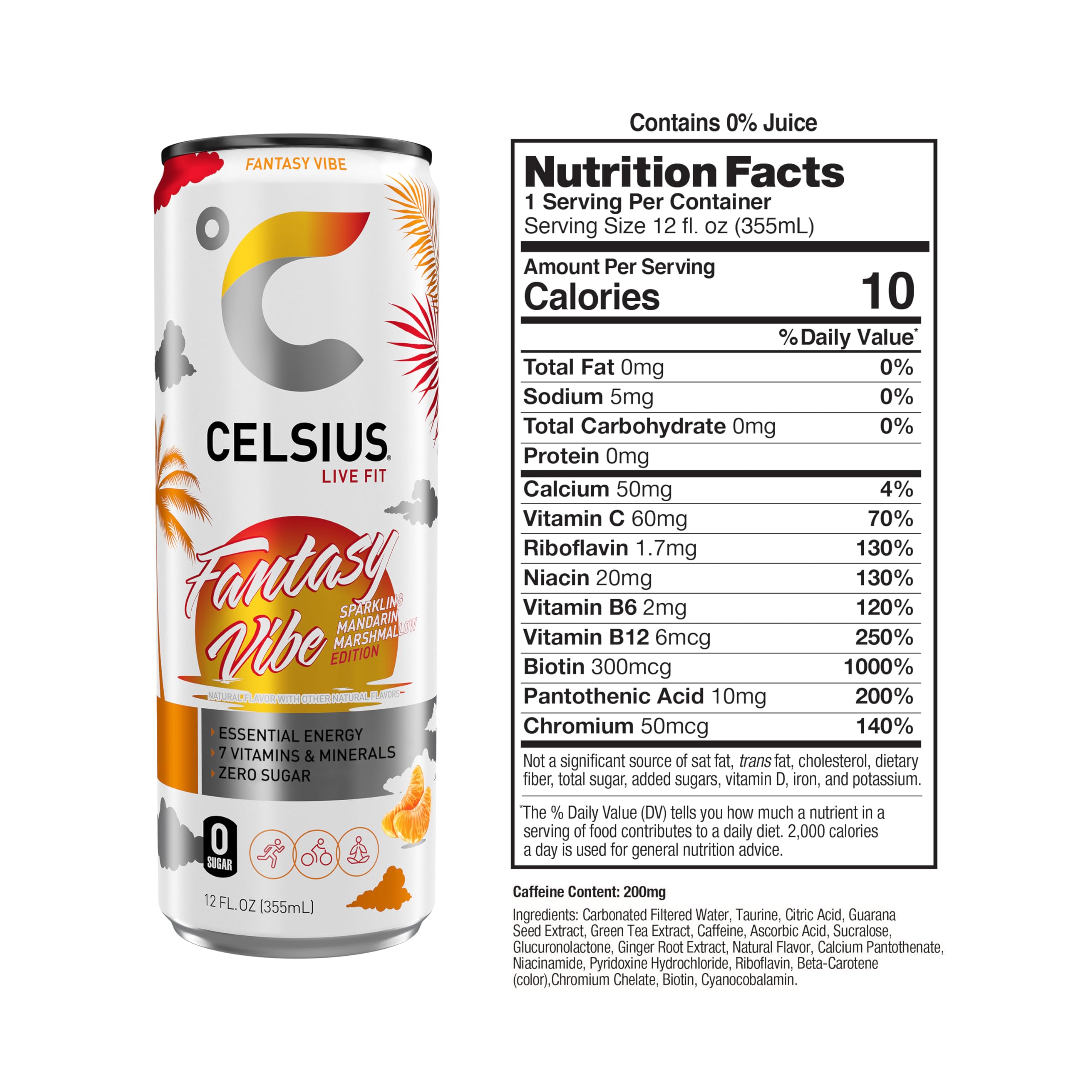 CELSIUS lata en mano ilustrando portabilidad y energía práctica