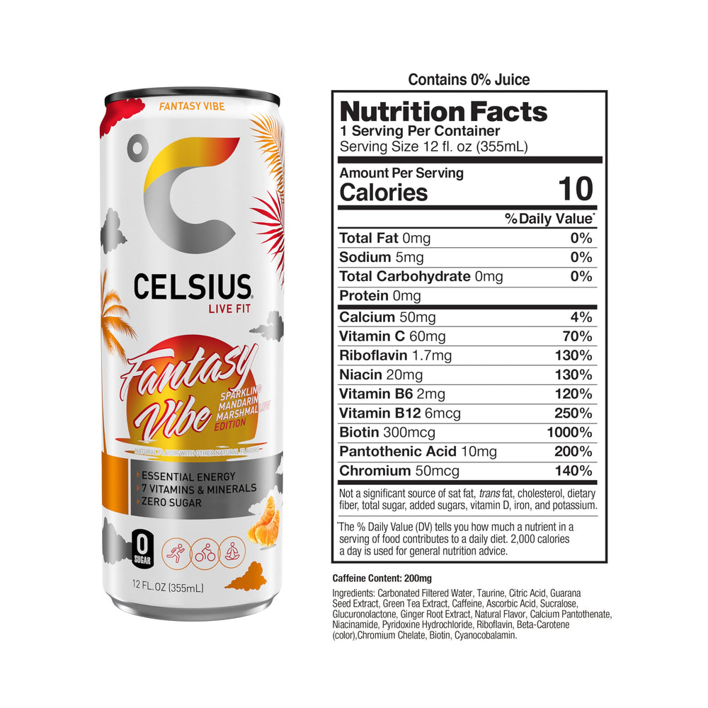 CELSIUS lata en mano ilustrando portabilidad y energía práctica