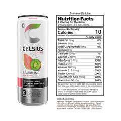 CELSIUS primer plano de burbujas y textura refrescante