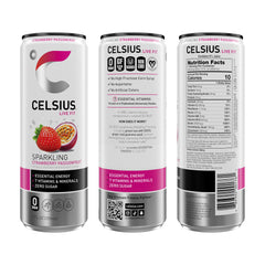 CELSIUS pack de 12 latas ideal para almacenamiento y conveniencia