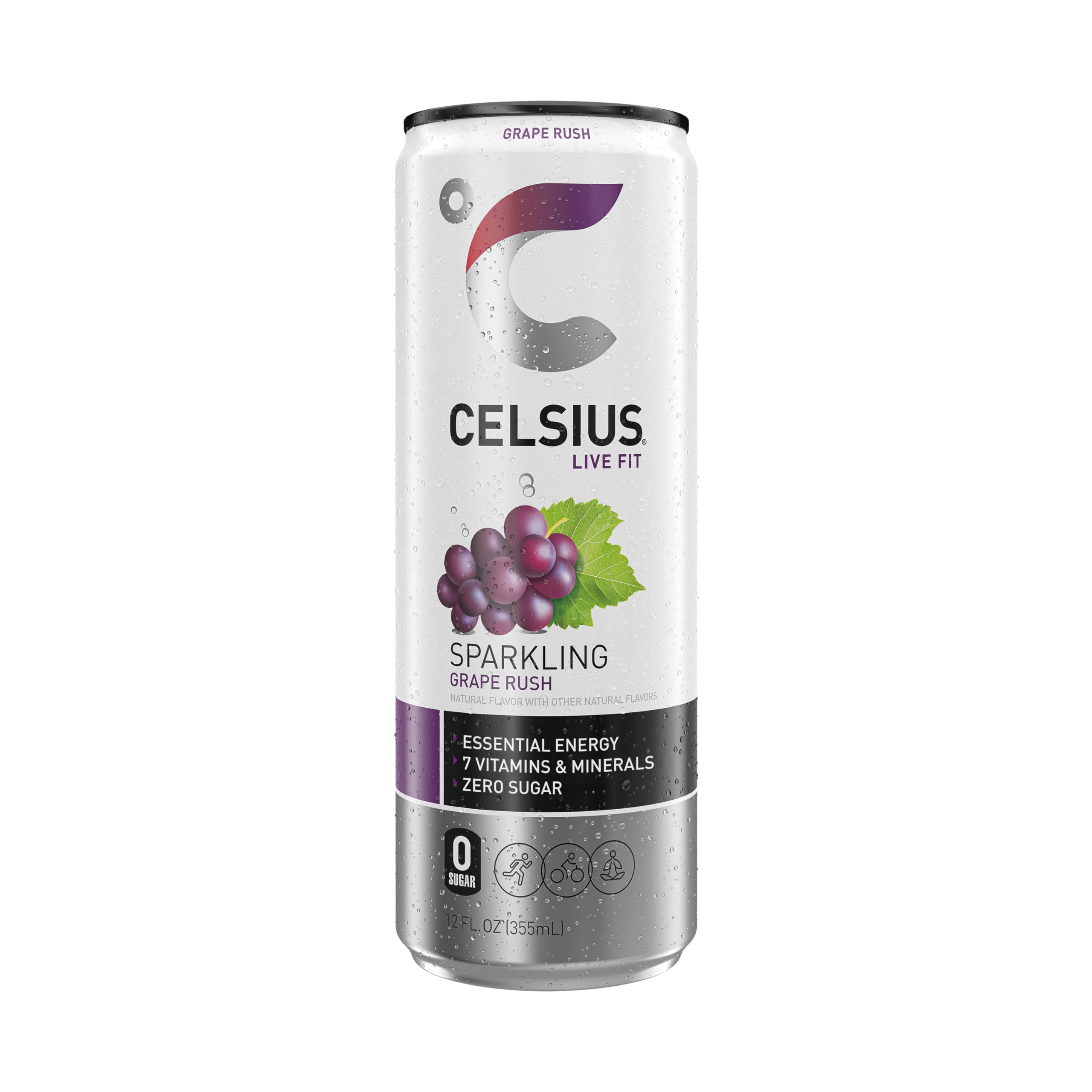 CELSIUS pack de 12 latas listo para almacenamiento y conveniencia