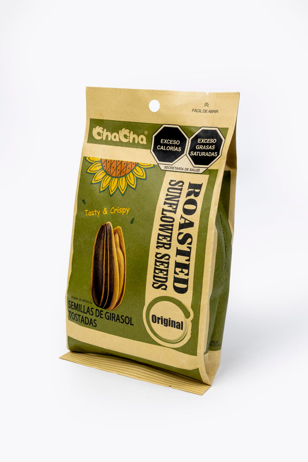 ChaCha etiqueta nutricional y de producto mostrando información útil para el consumidor