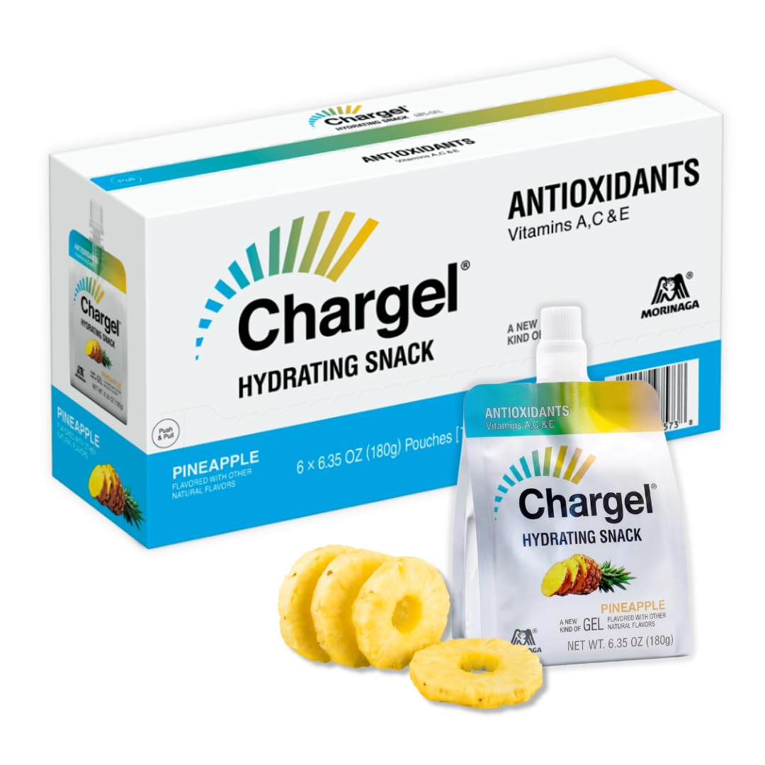 Chargel envase frontal piña mostrando diseño y facilidad de uso