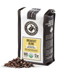 Charleston Coffee Roasters paquete frontal nitidez y frescura del producto