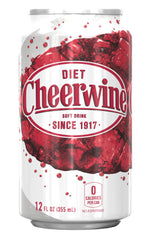 Archway Cheerwine lata en mano para comparar escala, práctico pack de 12 para eventos
