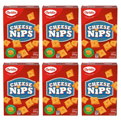 Cheese Nips caja frontal mostrando el diseño y beneficio de sabor intenso