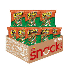 Cheetos paquete frente mostrando logo y sabor cheddar jalapeño para elección rápida