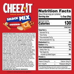 Cheez-It detalle de crackers con queso real resaltando sabor intenso
