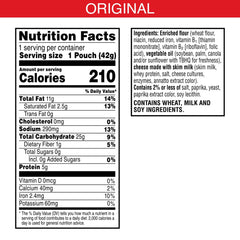 Cheez-It primer plano textura crujiente de galletas, muestra calidad y tostado