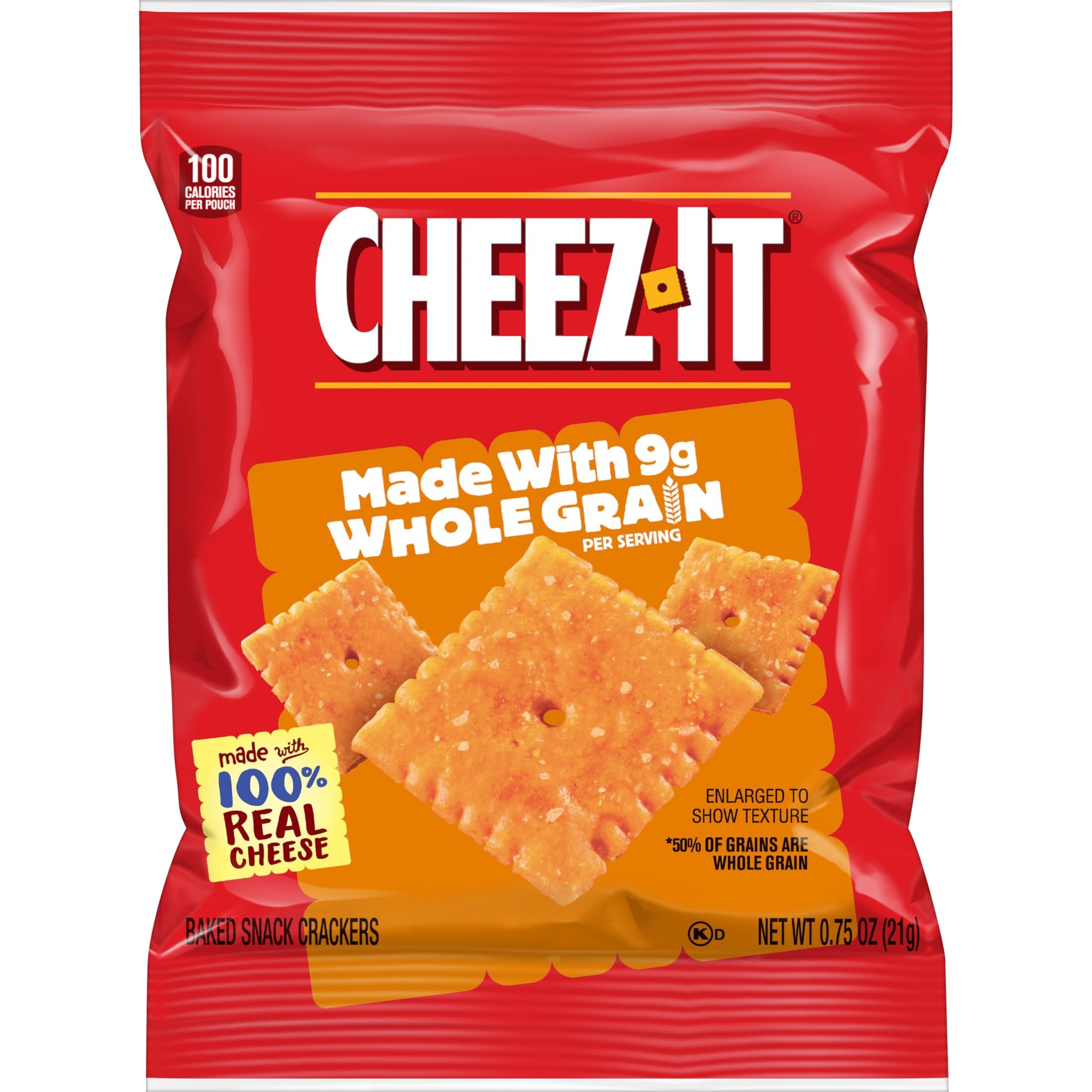 Cheez-It multipack abierto mostrando las bolsitas individuales disponibles