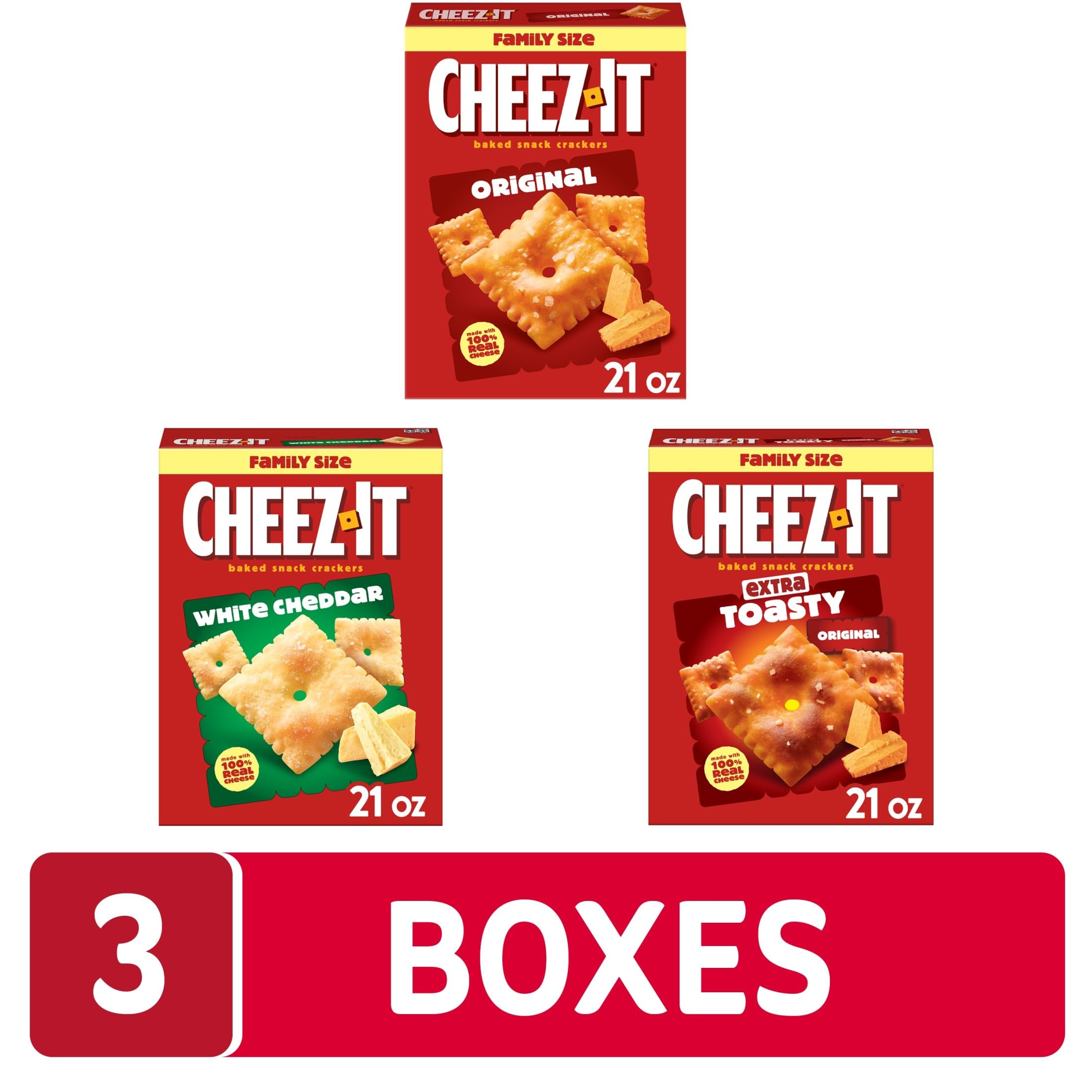 Cheez-It textura crujiente mostrando borde y dorado, resalta crocancia y horneado uniforme