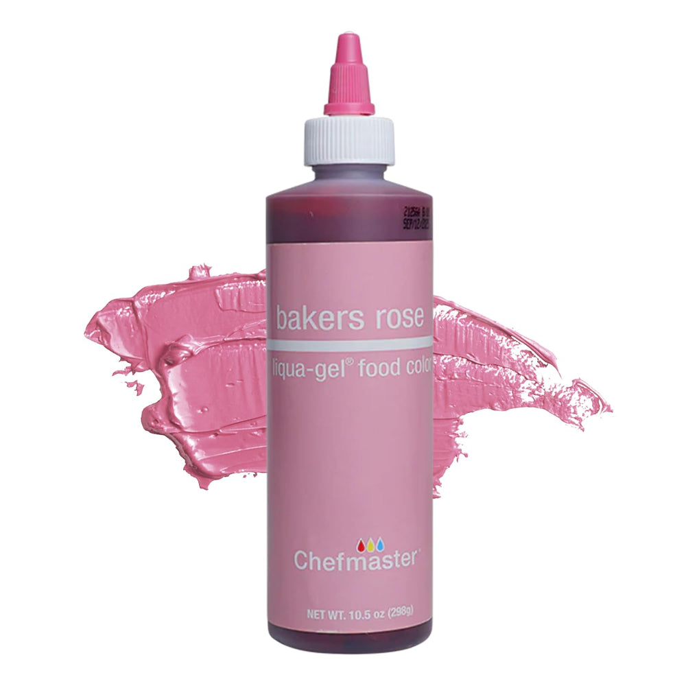 Chefmaster envase frontal mostrando color rosa vibrante y uso profesional