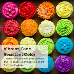 Chefmaster muestra de colores en paleta para elegir tonos personalizados