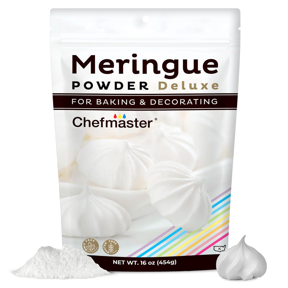 Chefmaster paquete frontal mostrando 16 oz y empaque resellable, conveniencia