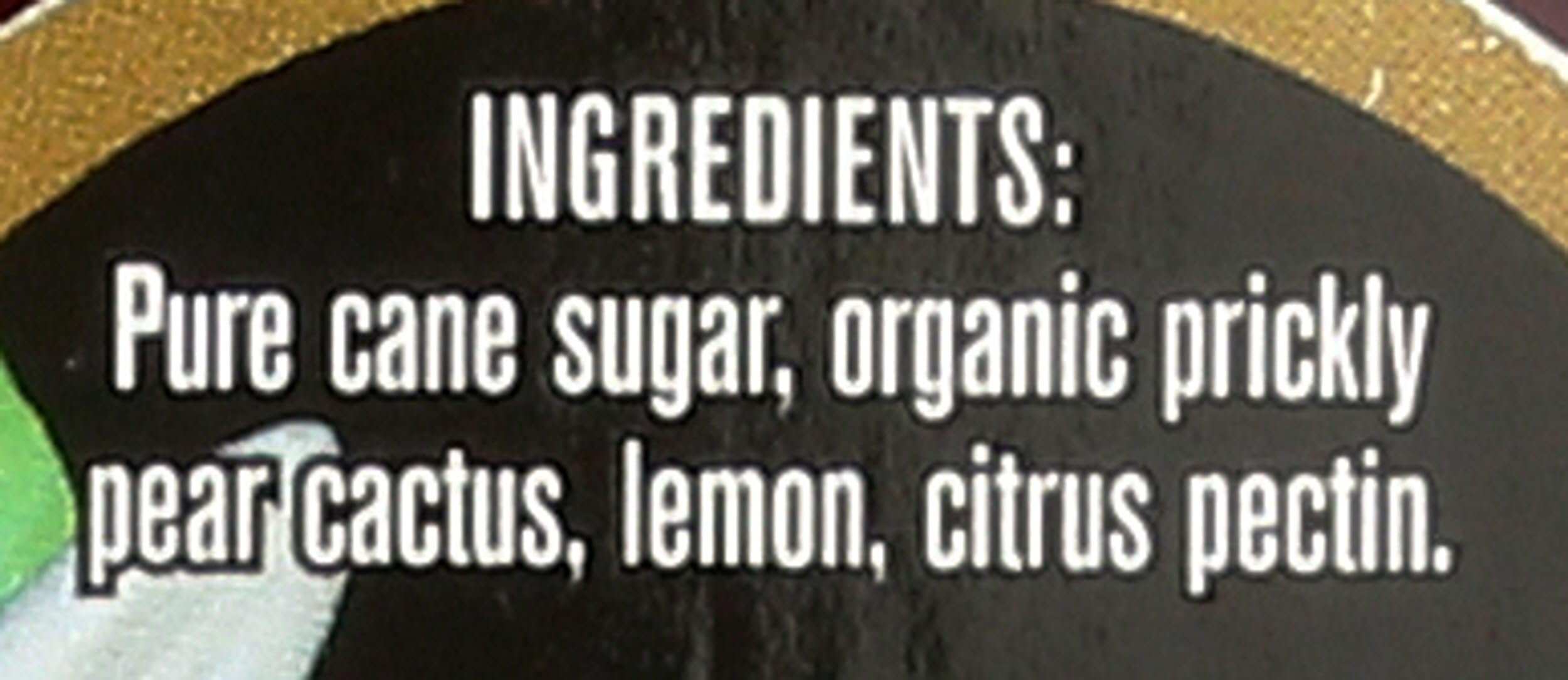 CHERIS DESERT HARVEST botella cerrada con etiqueta legible para identificación rápida