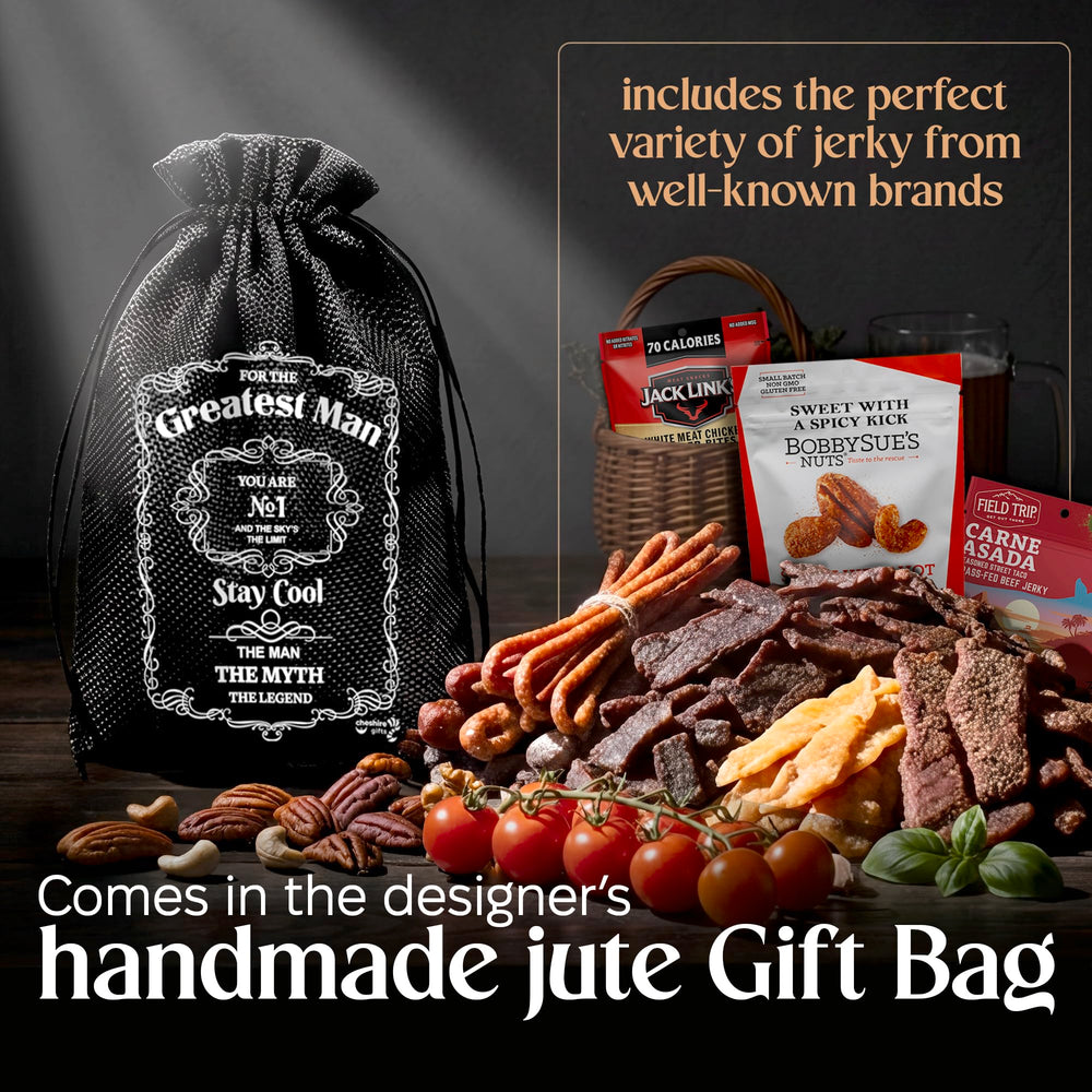 Cheshire Gifts bolsa de yute artesanal que facilita regalo y transporte