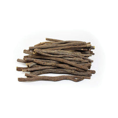 Chew Sticks Peppermint detalle de textura que ilustra resistencia y atractivo para masticar