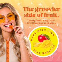 Chici Mama textura de los bocados masticables resaltando mango real